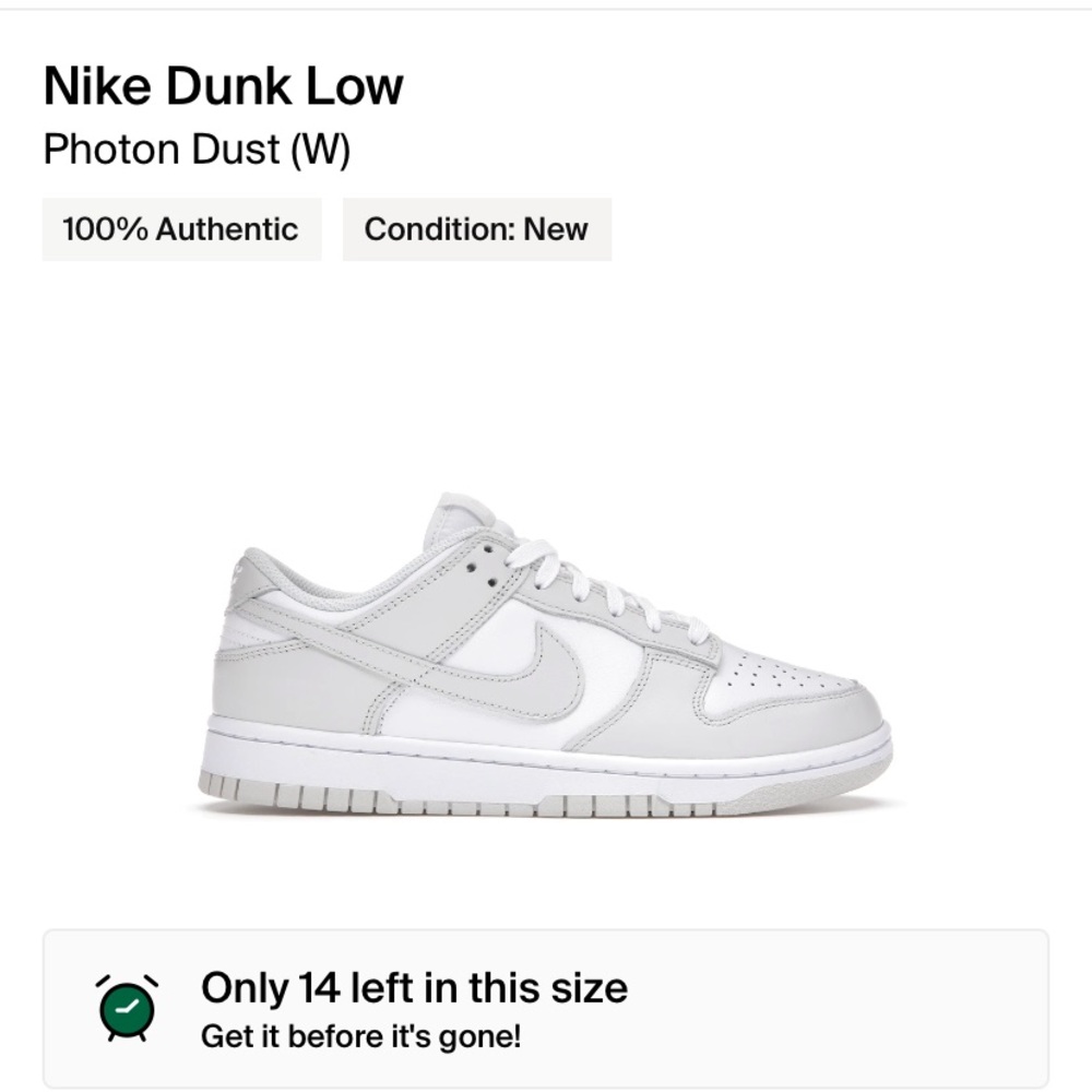 Nike Womens Photon Dust Dunk Low - Picture 10 of 10